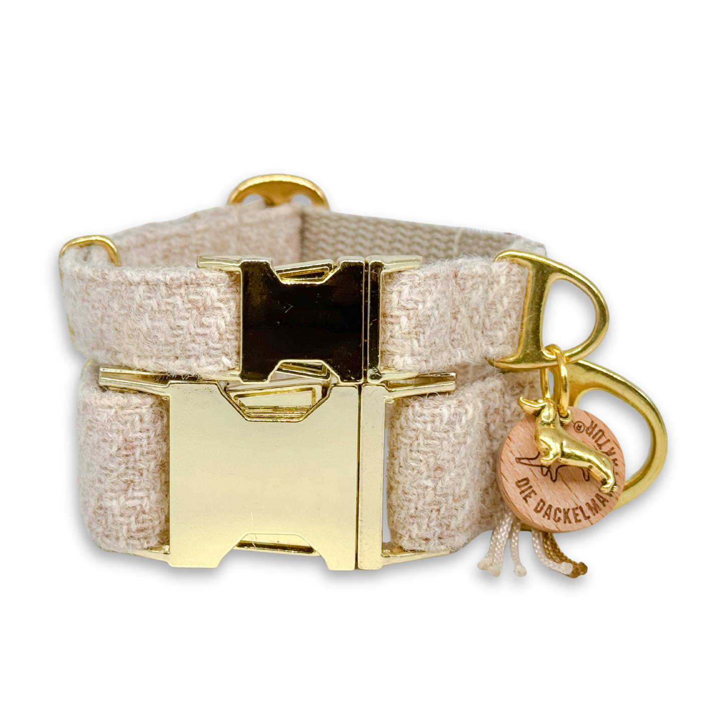 MIMI in Bohemian Crème - Harris Tweed® Halsband