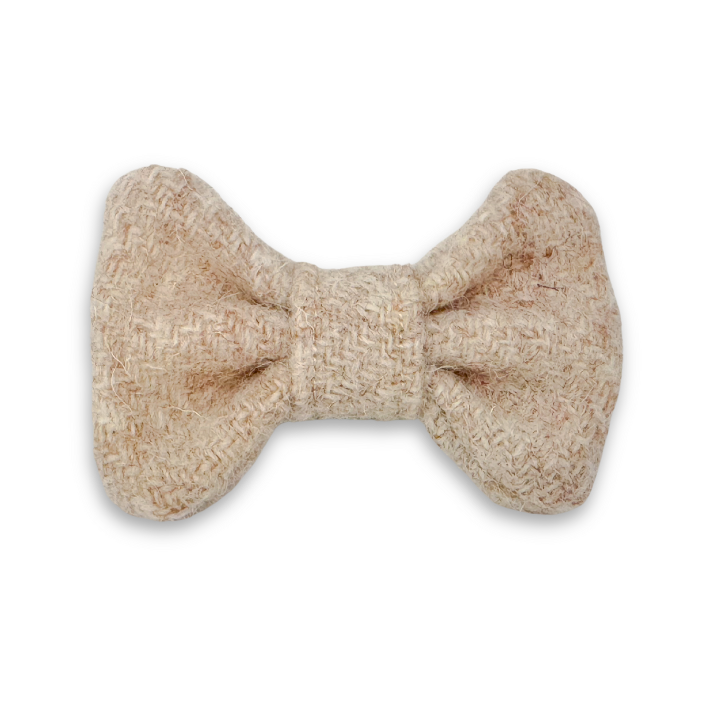 MIMI in Bohemian Crème- Harris Tweed® Halsband-Set mit Fliege