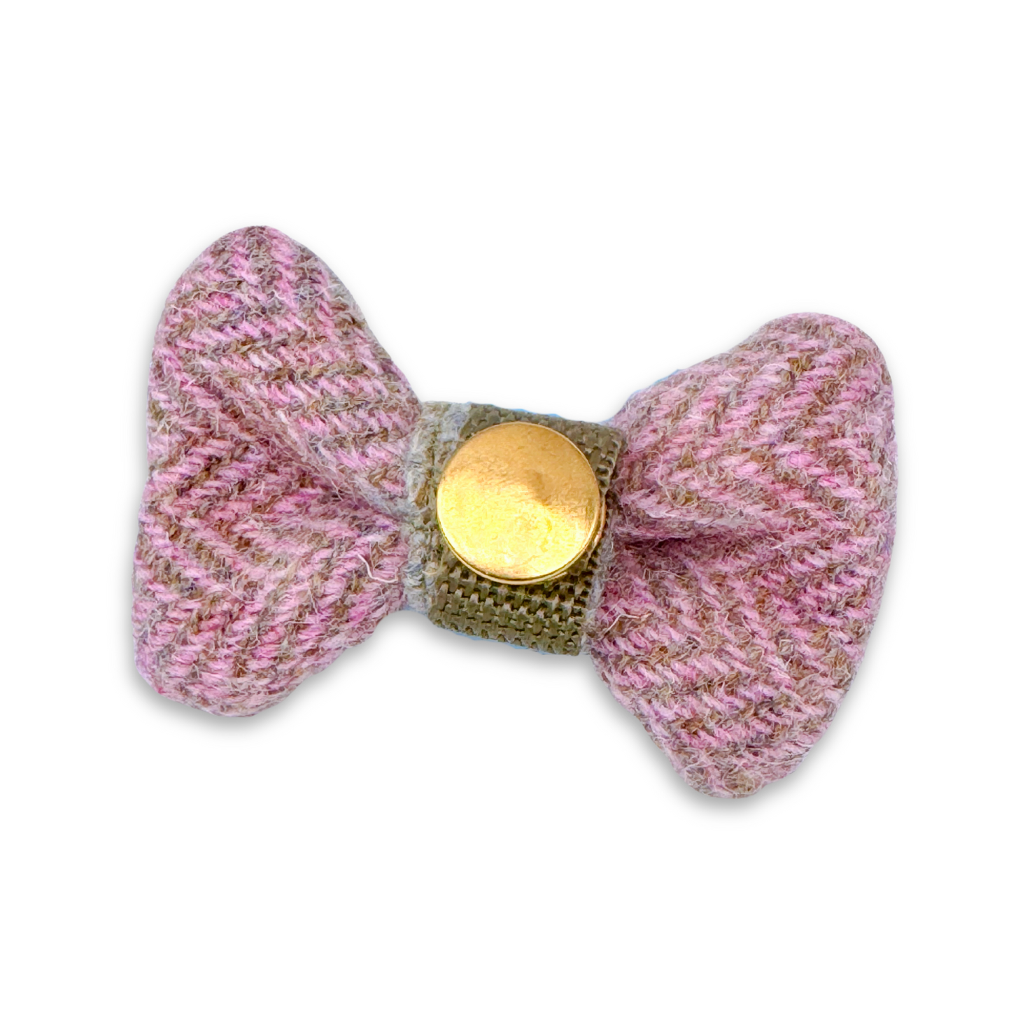 ELODIE in Soft Lavande - Harris Tweed® Halsband-Set mit Fliege