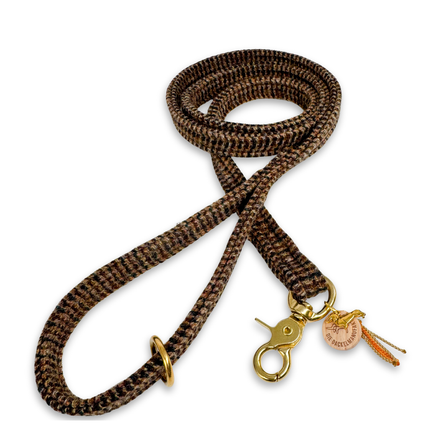 DR. WATSON in Baker Street - Harris Tweed® Hundeleine ca. 1,30m