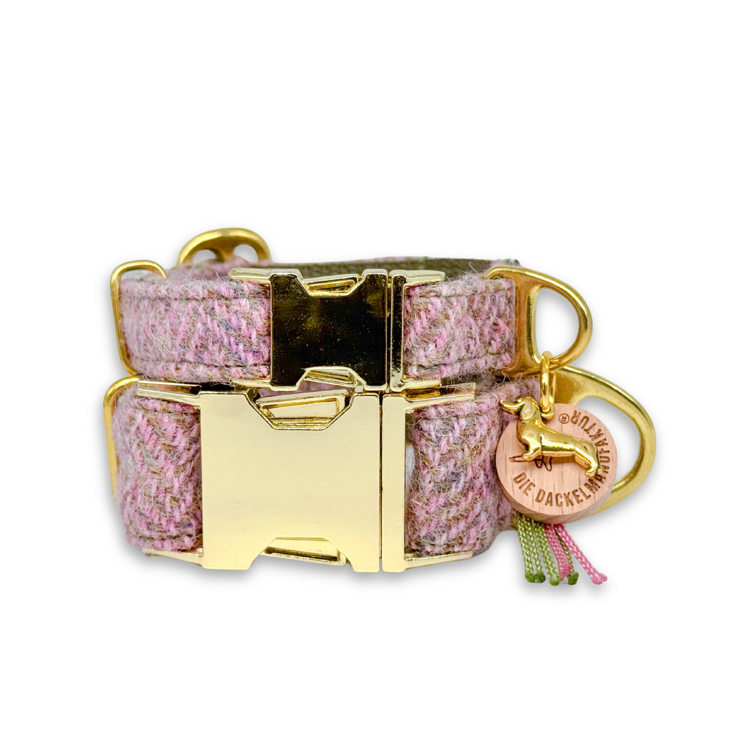 ELODIE in Soft Lavande - Harris Tweed® Hundeleine ca. 1,30m