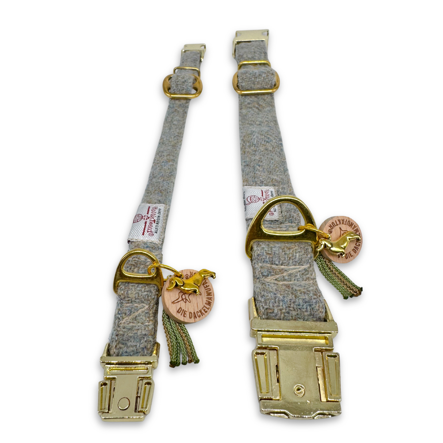 ALBERT in Greenwich Sage - Harris Tweed® Halsband-Set mit Fliege