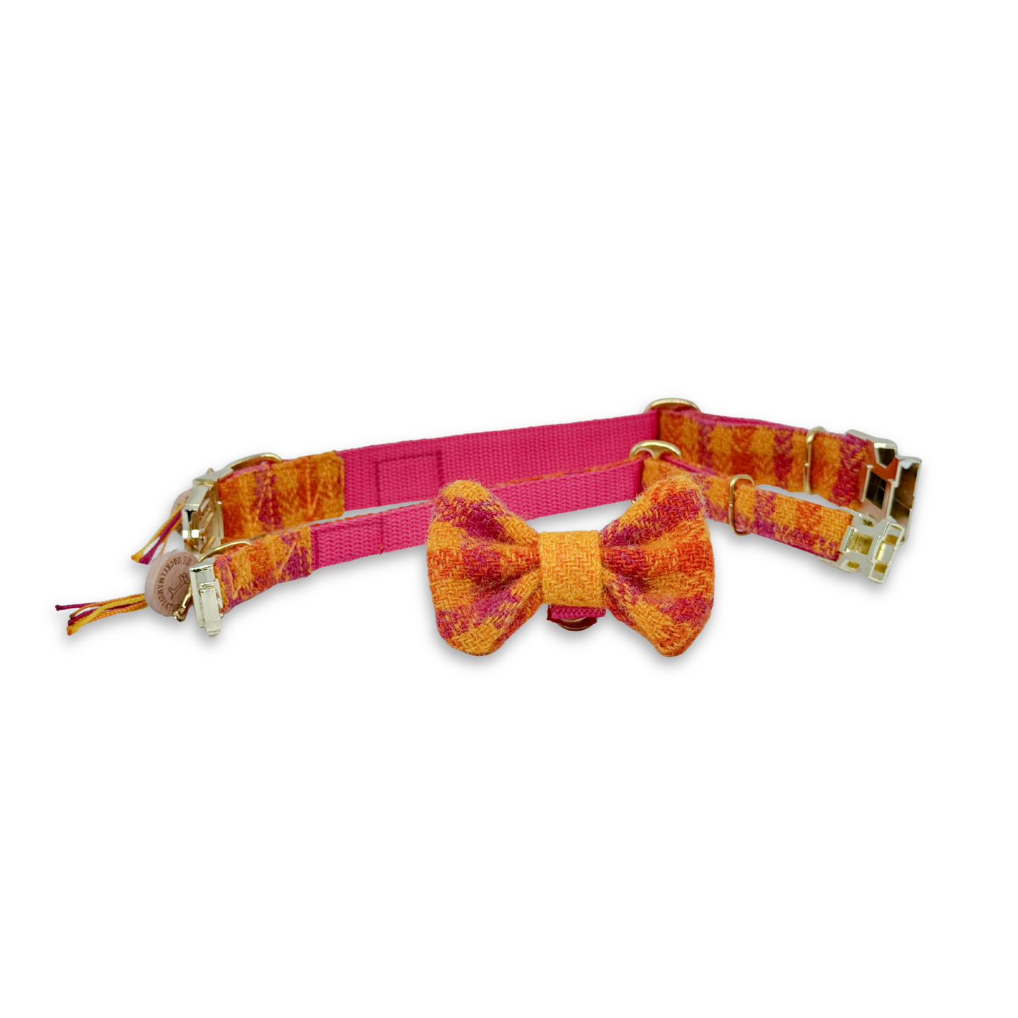 LOTTI in Tutti Frutti - Harris Tweed® Halsband-Set mit Fliege
