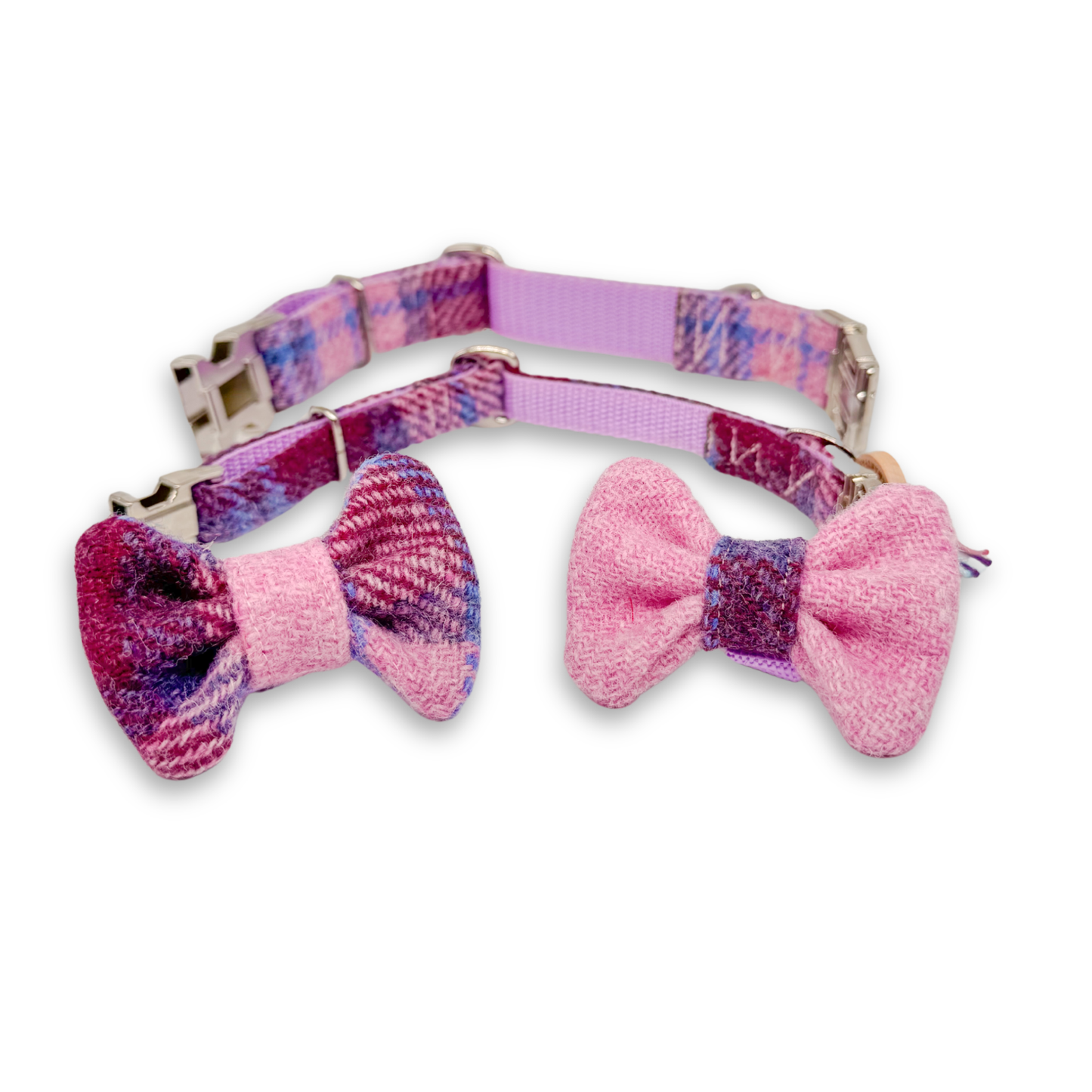 GRETA in Nordic Bloom - Harris Tweed® Halsband