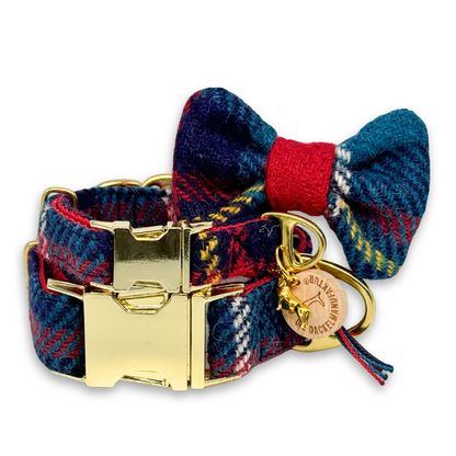 SPENCER in London City - Harris Tweed® Halsband-Set mit Fliege