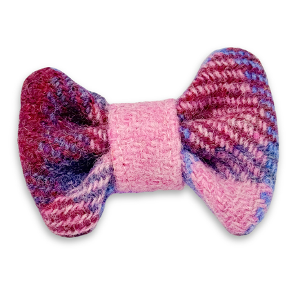 GRETA in Nordic Bloom - Harris Tweed® Halsband-Set mit Fliege