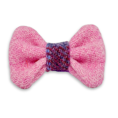 GRETA in Nordic Bloom - Harris Tweed® Halsband-Set mit Fliege