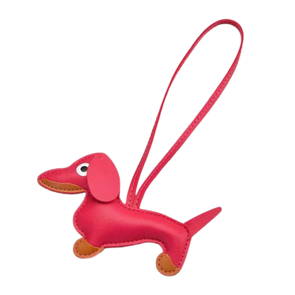 GUSTL Dackel Statement Schlüsselanhänger aus PU, verschiedene Farben