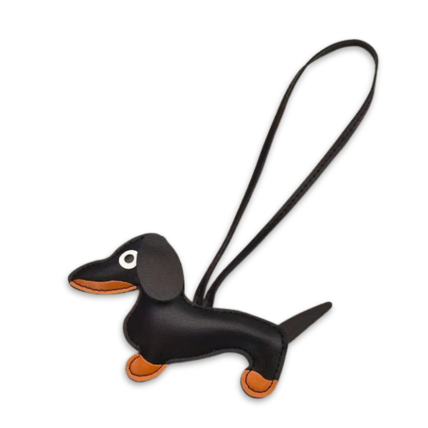 GUSTL Dackel Statement Schlüsselanhänger aus PU, verschiedene Farben