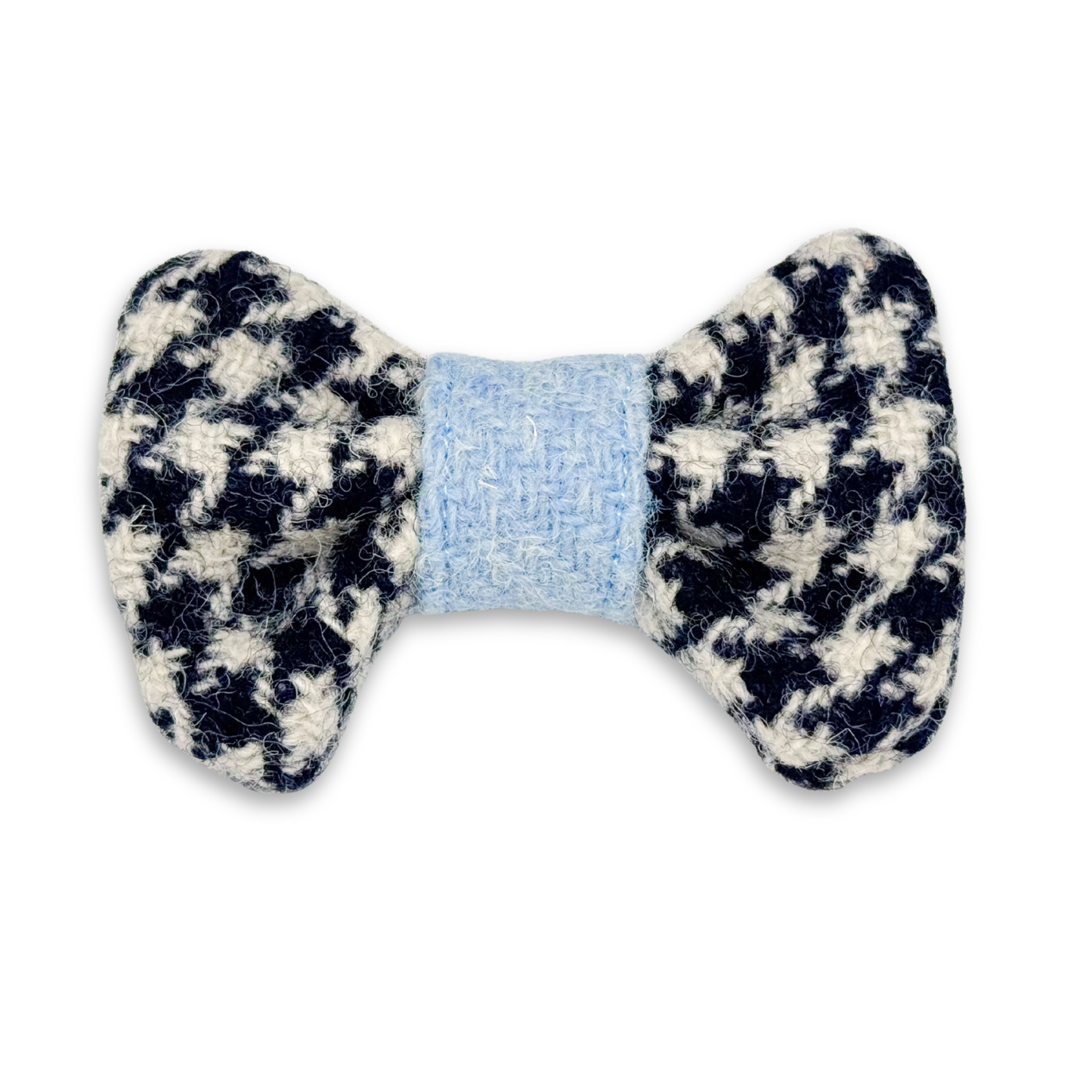 WILMA in Midnight in Paris - Harris Tweed® Fliege mit Klettband