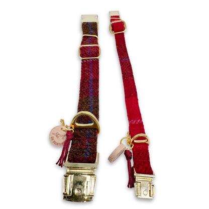 HUGO in Rednose Rudolph - Harris Tweed® Halsband-Set mit Fliege