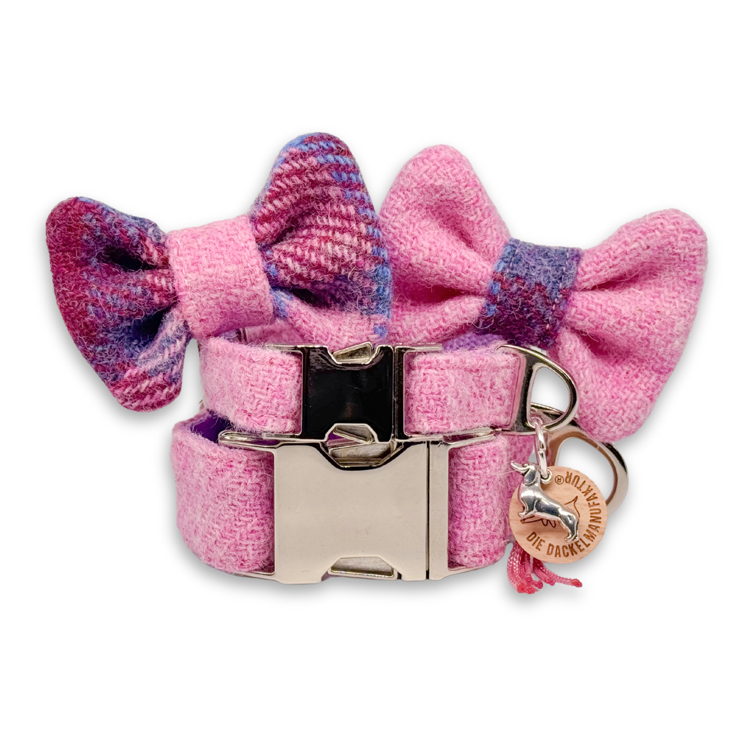 THEO in Autumn Rose - Harris Tweed® Halsband