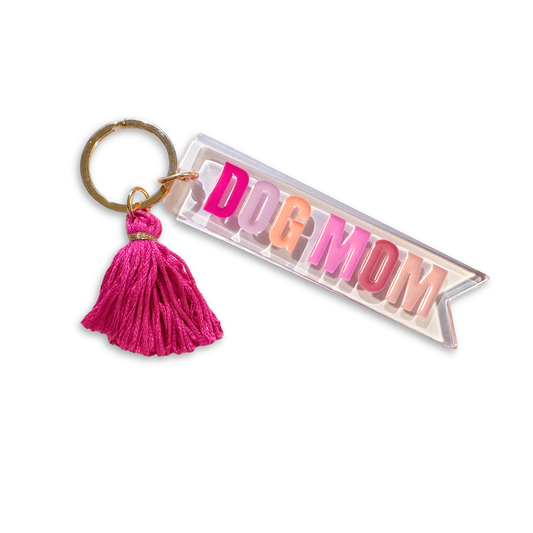 Dog Mom Schlüsselanhänger