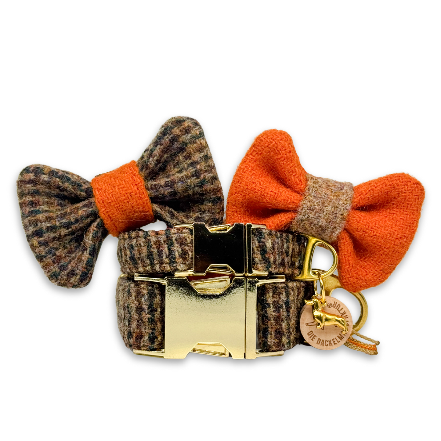 DR. WATSON in Baker Street - Harris Tweed® Halsband-Set mit Fliege