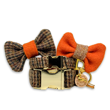 DR. WATSON in Baker Street - Harris Tweed® Halsband-Set mit Fliege