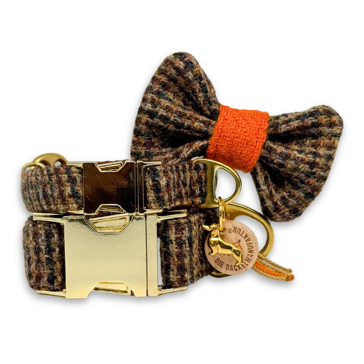 DR. WATSON in Baker Street - Harris Tweed® Halsband-Set mit Fliege