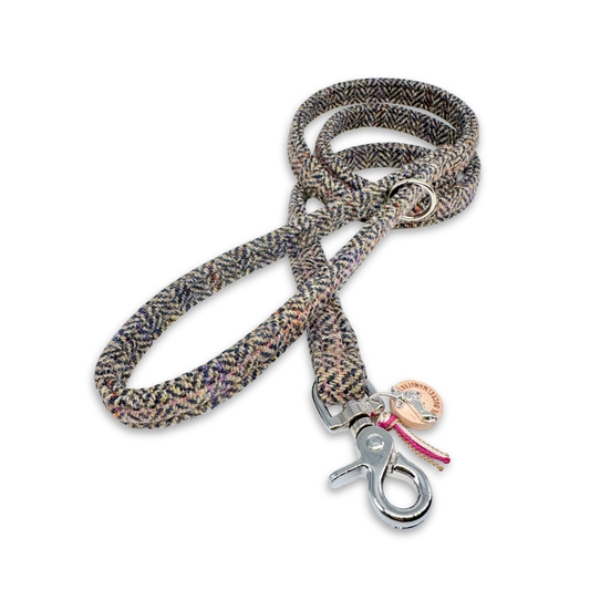 ALMA in Zermatt - Harris Tweed® Hundeleine ca. 1,30m