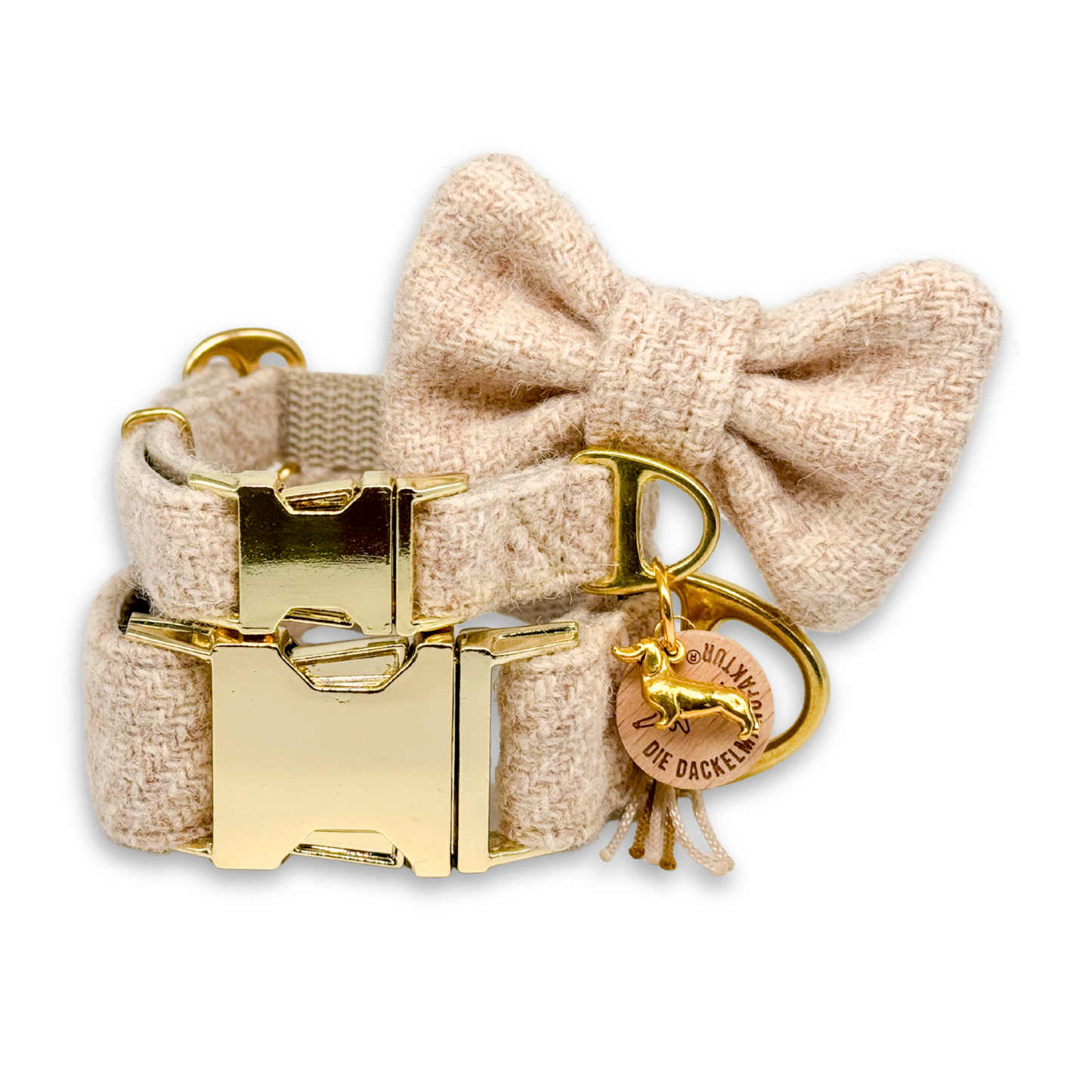 MIMI in Hygge - Harris Tweed® Halsband-Set mit Fliege