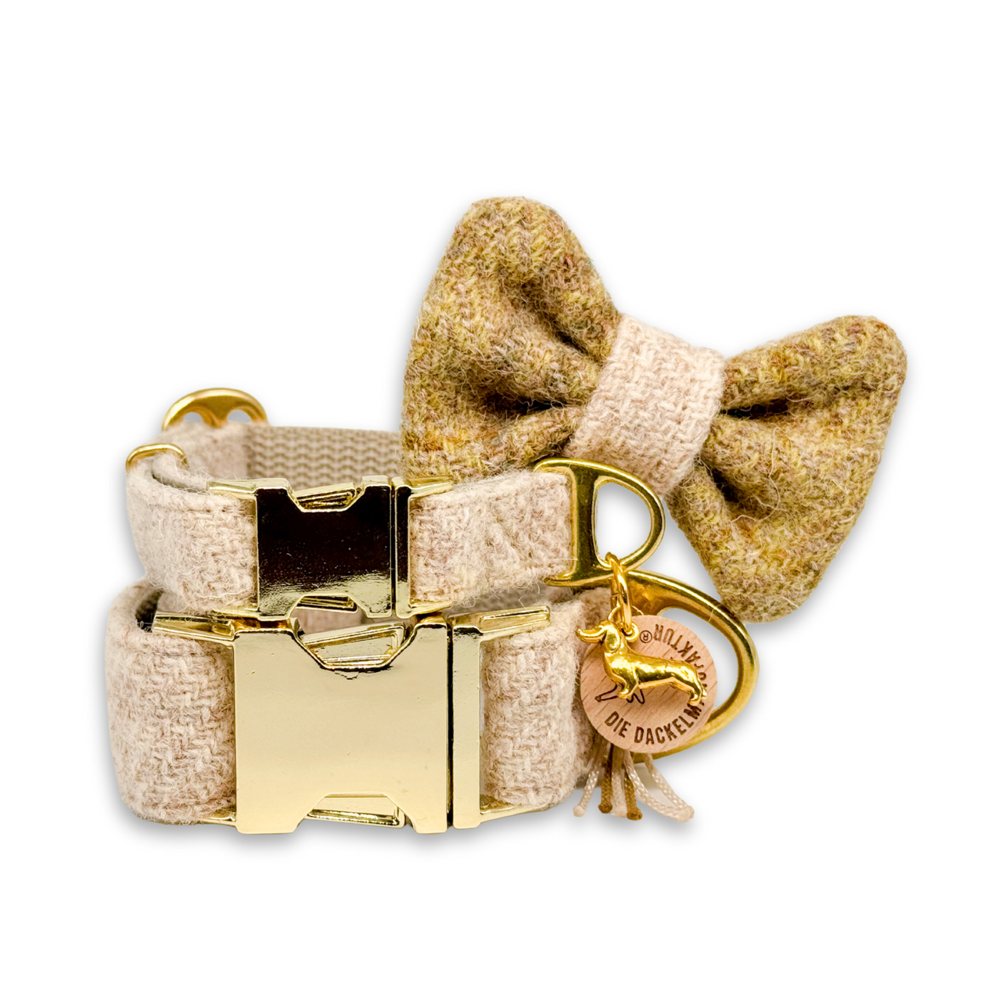 MIMI in Hygge - Harris Tweed® Halsband-Set mit Fliege