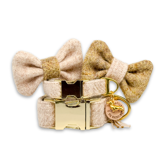 MIMI in Hygge - Harris Tweed® Halsband-Set mit Fliege
