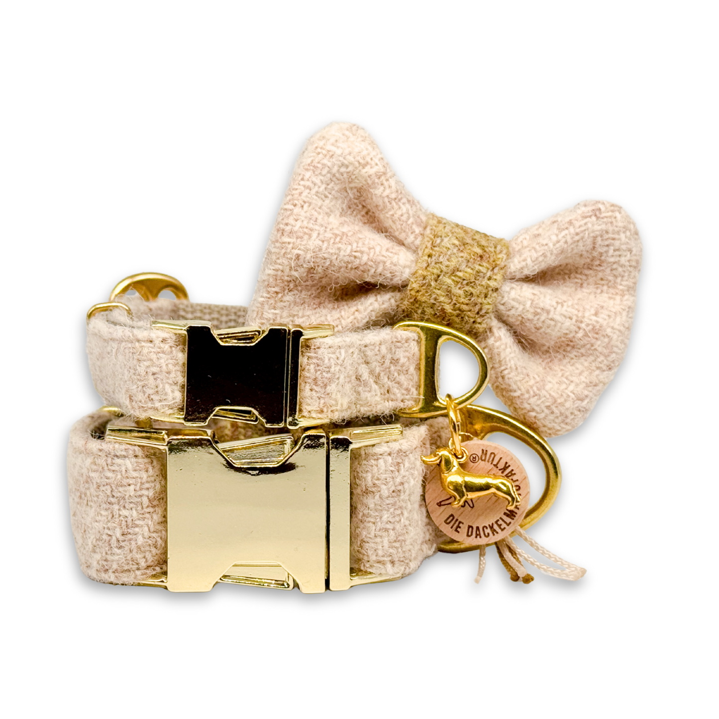 MIMI in Hygge - Harris Tweed® Halsband-Set mit Fliege