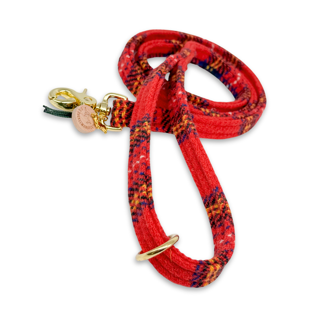 TILDA in Merry Christmas - Harris Tweed® Halsband-Set mit Fliege